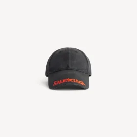 Men’s logo cap in black
