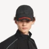 Men’s logo cap in black