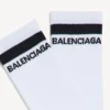 Men’s logo socks in white/black