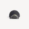 Men’s masking tape cap in faded black Men’s masking tape cap in faded black