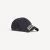 Men’s masking tape cap in faded black Men’s masking tape cap in faded black