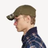 Men’s masking tape cap in khaki Men’s masking tape cap in khaki