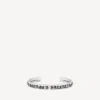 Men’s melrose cuff in antique silver