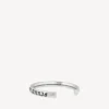 Men’s melrose cuff in antique silver