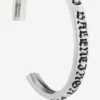 Men’s melrose cuff in antique silver