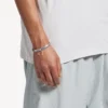Men’s melrose cuff in antique silver