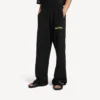 Men’s messy spray baggy sweatpants in black