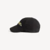 Men’s messy spray cap in black Men’s messy spray cap in black
