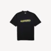 Men’s messy spray medium fit t-shirt  in black