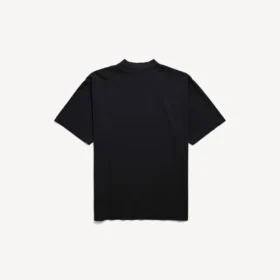 Men’s messy spray medium fit t-shirt  in black