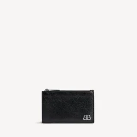 Men’s monaco long coin and card holder in black