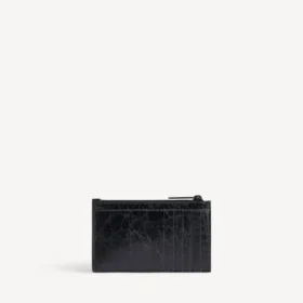 Men’s monaco long coin and card holder in black