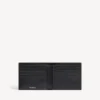 Men’s monaco square folded wallet in black