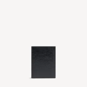 Men’s monaco vertical bifold wallet in black
