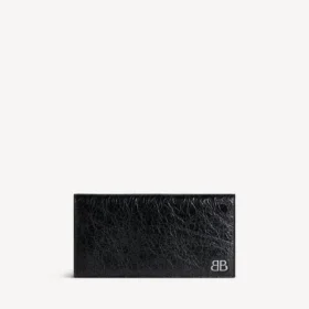 Men’s monaco vertical long wallet in black