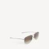 Men’s monday pilot sunglasses in light ruthenium Men’s monday pilot sunglasses in light ruthenium