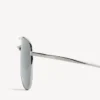 Men’s monday pilot sunglasses in light ruthenium Men’s monday pilot sunglasses in light ruthenium