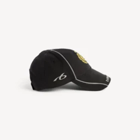 Men’s naval crest cap in black