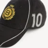 Men’s naval crest cap in black