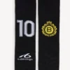 Men’s naval crest long socks in black