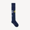 Men’s naval crest long socks in navy
