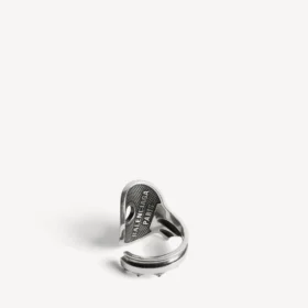 Men’s neverlost ring in antique silver