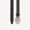 Men’s oval bb belt in black
