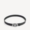 Men’s oval bb belt in black
