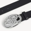 Men’s oval bb belt in black