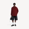 Men’s overshirt in red Men’s overshirt in red