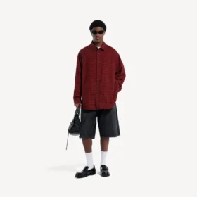 Men’s overshirt in red