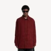 Men’s overshirt in red Men’s overshirt in red