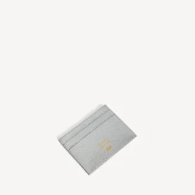 Men’s passport card holder in silver