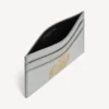 Men’s passport card holder in silver