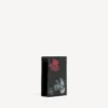 Men’s passport holder in black/multicolor