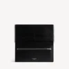 Men’s passport long wallet 1 ticket in black
