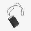 Men’s passport phone holder in black Men’s passport phone holder in black