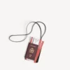 Men’s passport phone holder in burgundy Men’s passport phone holder in burgundy