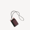 Men’s passport phone holder in burgundy Men’s passport phone holder in burgundy