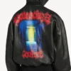 Men’s patched hooded jacket in black Men’s patched hooded jacket in black