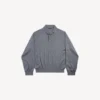 Men’s poloneck sweater in heather grey Men’s poloneck sweater in heather grey