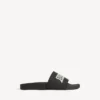 Men’s pool slide sandal in black/white Men’s pool slide sandal in black/white