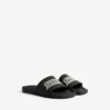 Men’s pool slide sandal in black/white Men’s pool slide sandal in black/white