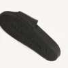 Men’s pool slide sandal in black/white