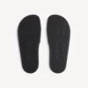 Men’s pool slide sandal in black/yellow