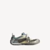 Men’s radar gradient lines sneaker in brown/blue/yellow/grey Men’s radar gradient lines sneaker in brown/blue/yellow/grey