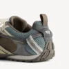 Men’s radar gradient lines sneaker in brown/blue/yellow/grey Men’s radar gradient lines sneaker in brown/blue/yellow/grey