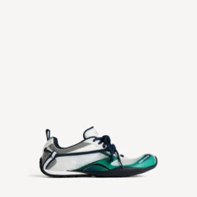Men’s radar gradient lines sneaker in light grey/green/black