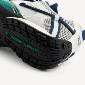 Men’s radar gradient lines sneaker in light grey/green/black