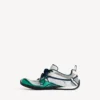 Men’s radar gradient lines sneaker in light grey/green/black Men’s radar gradient lines sneaker in light grey/green/black